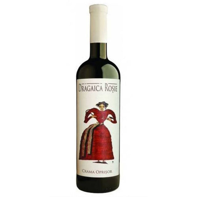 Oprișor Drăgaică Roșie 2019, vin roșu sec cu arome de fructe roșii și note fine de mirodenii, pentru consum solo sau cu preparate aromate