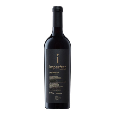 Rasova Imperfect Fetească Neagră și Syrah, vin roșu intens, aromat, din podgoria Murfatlar.