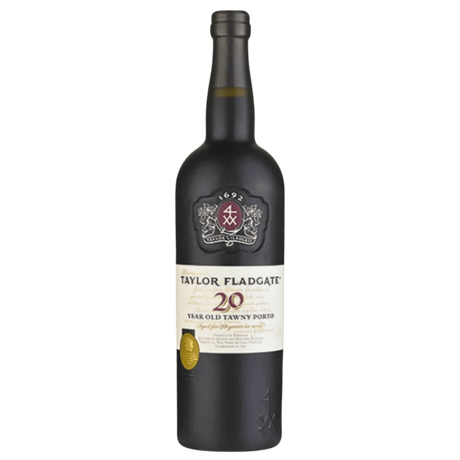 Taylor's 20 Year Old Tawny Port, vin fortificat elegant din Porto cu arome de fructe uscate și caramel, potrivit pentru deserturi sofisticate