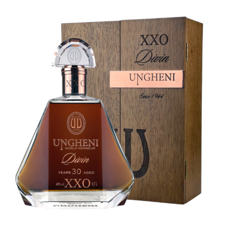 Moldova Ungheni Divin XXO 30 Ani, vinars maturat 30 de ani în butoaie de stejar, rafinament și complexitate